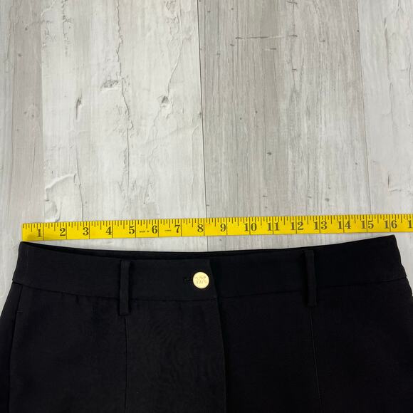 Michael Kors Basic Black Straight Bootcut Dress Work Business Pants 10 - Picture 6 of 8